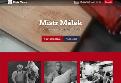 Náhľad webu mistrmalek.cz