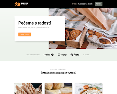 Náhľad šablóny Bakery
