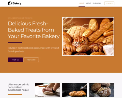 Náhľad šablóny Bakery 2