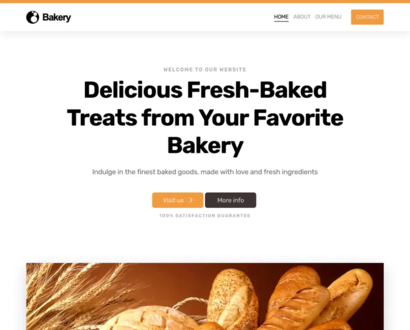 Náhľad šablóny Bakery 3