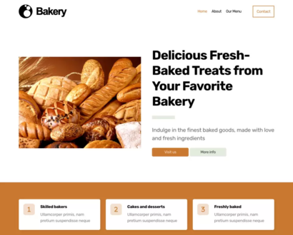 Náhľad šablóny Bakery 4