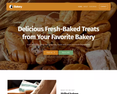 Náhľad šablóny Bakery 5