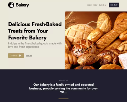 Náhľad šablóny Bakery 6