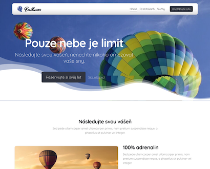 Náhľad šablóny Balloon