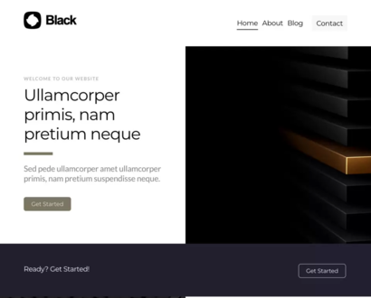 Náhľad šablóny Black 1