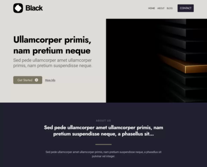 Náhľad šablóny Black 6