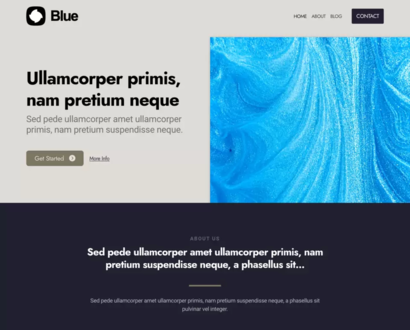 Náhľad šablóny Blue 6