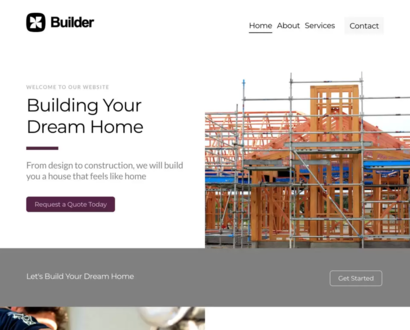 Náhľad šablóny Builder 1