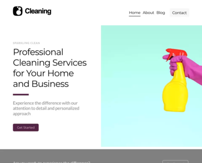 Náhľad šablóny Cleaning Service 1