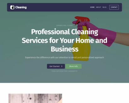 Náhľad šablóny Cleaning Service 5