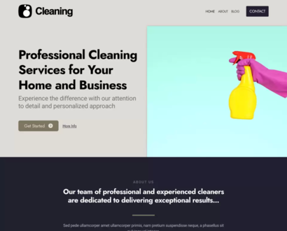 Náhľad šablóny Cleaning Service 6