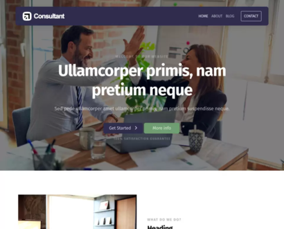Náhľad šablóny Consultant 5