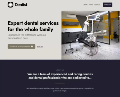 Náhľad šablóny Dentist 6