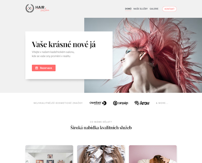 Náhľad šablóny Hair Salon