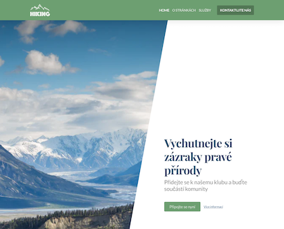 Náhľad šablóny Hiking