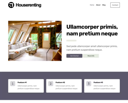 Náhľad šablóny House Renting 4
