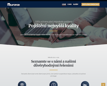 Náhľad šablóny Insurance