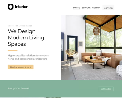 Náhľad šablóny Interior Design 1