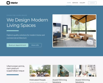 Náhľad šablóny Interior Design 2
