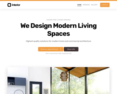 Náhľad šablóny Interior Design 3