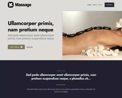 Náhľad šablóny Massage 6