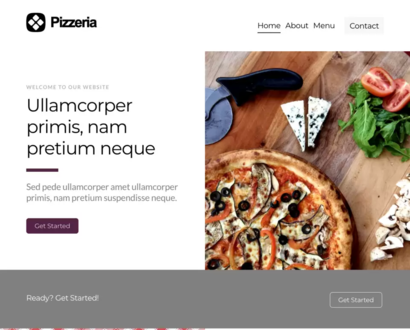 Náhľad šablóny Pizzeria 1