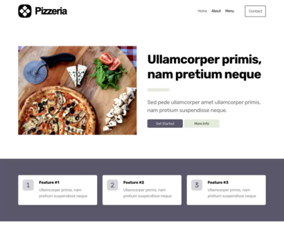 Náhľad šablóny Pizzeria 4