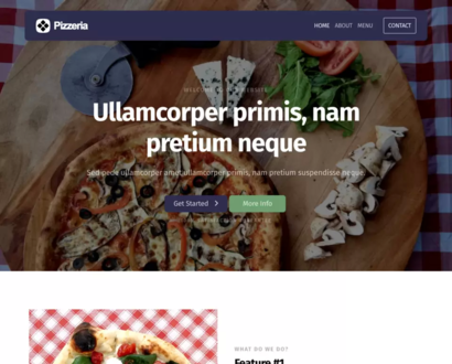 Náhľad šablóny Pizzeria 5