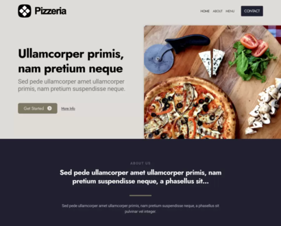 Náhľad šablóny Pizzeria 6