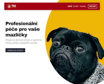 Náhľad šablóny Pug