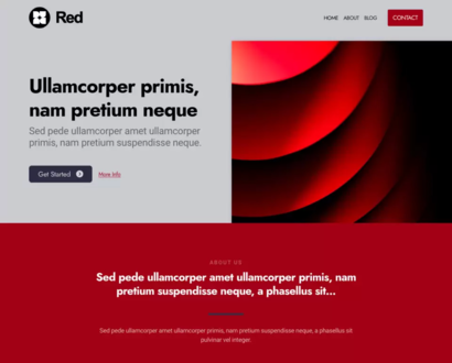 Náhľad šablóny Red 6