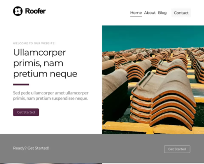 Náhľad šablóny Roofer 1