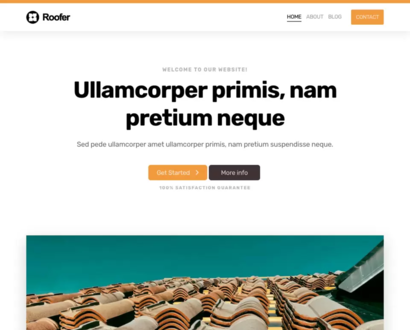 Náhľad šablóny Roofer 3