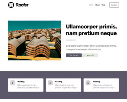Náhľad šablóny Roofer 4