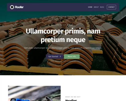 Náhľad šablóny Roofer 5