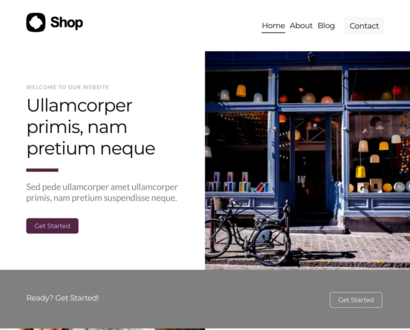 Náhľad šablóny Shop 1