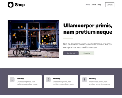 Náhľad šablóny Shop 4
