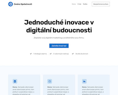 Náhľad šablóny Simple