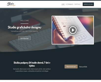 Náhľad šablóny Studio