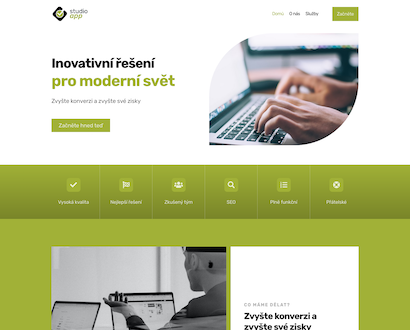 Náhľad šablóny StudioApp