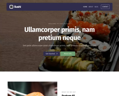 Náhľad šablóny Sushi 5