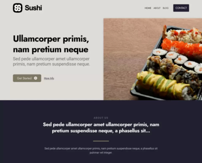 Náhľad šablóny Sushi 6