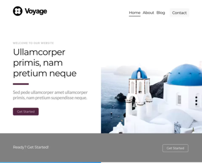 Náhľad šablóny Voyage 1
