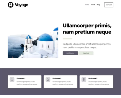 Náhľad šablóny Voyage 4