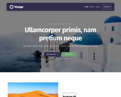 Náhľad šablóny Voyage 5