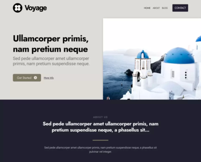 Náhľad šablóny Voyage 6