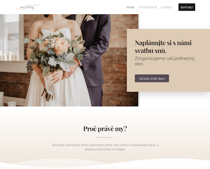 Náhľad šablóny Wedding