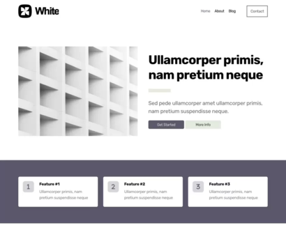 Náhľad šablóny White 4