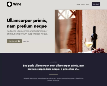 Náhľad šablóny Wine 6